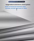 Rock Solid Stainless Steel Conveyor Roller Idler Non Powered Industrial Gravity Rollers With Spring Loaded Axles For Warehouse Logistics and Quick Swap Install close-up of upgraded thickened stainless steel plates.