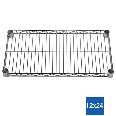 Heavy Duty Chrome Wire Shelving Rack 24 By 12 By 64 Inches With Six Adjustable Shelves Handling Eight Hundred Pounds Each Solid Storage Workhorse For Messy Garages Pantries And Tidy Workshops