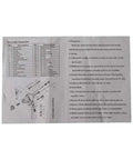 Instruction manual for F75 Pneumatic Paint Sprayer with assembly details and operating guidelines.