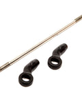 Panhard Bar And Links Standard For SCX10 III RC Crawler AXI234033 Black Upgrade Kit With Beefed Up Steel Links Precise Steering Geometry Easy Install Built For Rock Crawling And Trail Adventures.