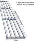 Heavy Duty Foldable Stainless Steel Conveyor Roller For Warehouse And Truck Trailers With 50cm Unloading Pulley shown from side angle.