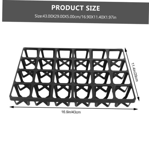 Five Pack Nursery Pot Brackets For Growing Trays Plant Holders For Flowers And Vegetables In Greenhouse And Garden Use Heat Mat Safe Plastic Rack For Easy Transport And Stable Seedling Start