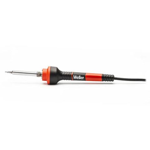 Digital Soldering Station With 70W Precision Iron, 120V, Fast 15 Second Heat Up, ergonomic pencil grip, orange and black design.