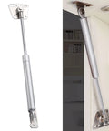 Heavy Duty 10 Inch Gas Struts 2 Pack Soft Close Cabinet Lift Supports, silver stainless gas springs for quiet lid operation.