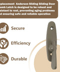 Thumb Latch Replacement Sliding Door Lock for Patio Doors Fits Narroline Gliding Perma Shield Gliding And Frenchwood Gliding Models