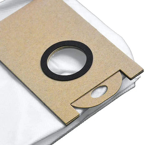 Close-up of a dust bag for AutoVac Nova, part of a 10 Pack Dust Bags For AutoVac Nova And Nova Pro Self Empty Robot Vacuum Cleaner Replacement.