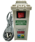 Brushless servo motor for 110V Industrial Sewing Machine With Split Type Setup Needle Positioner, showing speed control and power cord