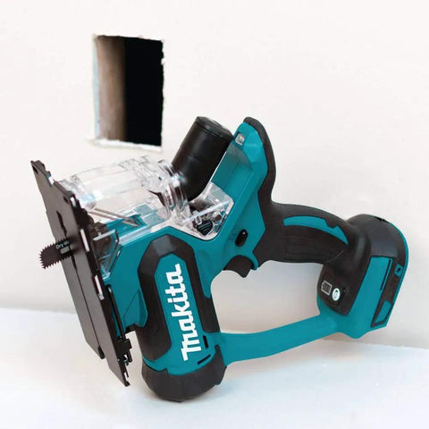 18V LXT Cordless Cut Out Saw XDS01Z Tool Only With Variable Speed 0 To 6000 SPM For Fast Drywall Openings A Beast Of A Tool Cutting Up To One And Three Sixteenths Inches Depth One Half Inch Drywall Per Charge With 4Ah Battery Not Included