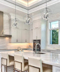 Pendant Light Lantern With Iron Art Design 4 Head Candle Style Chandelier Ceiling Fixture In Polished Chrome For Hallway
