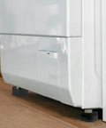 Anti Vibration Pads For Washing Machines And Dryers, Heavy Duty Floor Protection in use under appliance on wooden floor