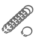 20mm External C-Clip Retaining Ring Set Of 100 For Shafts, 65Mn Steel, Heavy Duty Snap Rings, 1mm Thick, Outer 20mm Inner 16.5mm