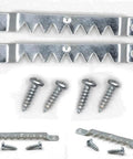Large Sawtooth Picture Hangers With Screws For Canvas Steel With Zinc Finish Silver 10 Pack Includes 20 Pan Head Phillips Screws No Fuss Mount For Frames And Wall Art