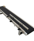 Heavy Duty 110V PVC Belt Conveyor System With Adjustable Guardrail, Desktop Industrial Transport Conveyor, Anti Static Belt, 59x7.8 Inch, 60W Motor, Fast Speed Control, Easy Clean Stainless Frame