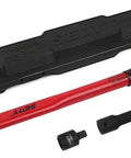 Half Inch Drive Click Torque Wrench With Locking Mechanism Pro Grade Build 10 To 150 Foot Pounds Or 13.6 To 203.5 Newton Meters