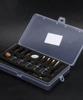 Upgrade Your Argon TIG Welding Game With This Premium WP 17 18 26 Torch Accessories Kit featuring a clear storage case filled with components.