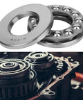 Thrust Ball Bearing 51308 for Heavy Duty Machinery, Rugged Steel Build, High Load Capacity in mechanical setup