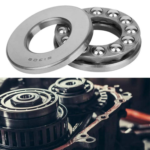 Thrust Ball Bearing 51308 for Heavy Duty Machinery, Rugged Steel Build, High Load Capacity in mechanical setup