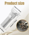 5 Pack Steel Wheel Studs And Lug Bolts, 49mm Long M12x1.5 Replacement For Chevy, Lexus, Toyota, Scion, Pontiac Cars, product size diagram