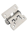 Stainless steel damping hinge with adjustable torque for folding cabinet doors, 1pc