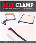 13 Ft Belt Band Clamp For Woodworking Quick Release Frame Clamp with 90 Degree Corner Pieces, 4m Circumference View