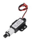 Mini 24V Linear Actuator with 10mm Stroke and 150N Thrust, aluminum ABS build, for sofa and TV cabinet automation.
