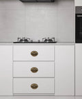 Two Pack Antique Cabinet Ring Pulls Zinc Alloy Oval Drop Swing Handles For Drawers Dresser Cupboard Wardrobe And Kitchen Furniture