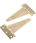 Adjustable Soft Close Door Hinges 2 Pack T Shape Butt Hinges For Cupboards Wardrobes Jewelry Boxes And Chests Quiet Smooth Opening Durable