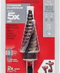 Three Sixteenth To Seven Eighths Impact Step Drill Bit With Rapid Strike Tip and Dual Spiral Flutes Size 4 in packaging