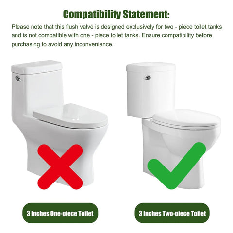Solid Three Inch Flush Valve Repair Kit For Toto Two Piece Bathrooms No Fuss Bathroom Plumbing Fix With Top Shelf Seals And Smoother Flow Guaranteed Easy Install Plus Big Time Upgrade For Your Vintage Toilet Setup Today