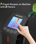 WiFi Sous Vide Cooker ISV100W touch screen with preset recipes and 3 flavors
