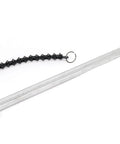Heavy Duty 24 Inch Chain Wrench With Bi Directional Ratcheting And Double Serrated Jaw Forged Carbon Steel Handle, side view