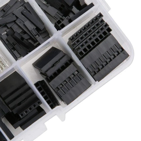 310 Piece 2.54mm Jumper Wire Connector Kit For Electronic Prototyping, Includes Male And Female Headers, DuPont Housing