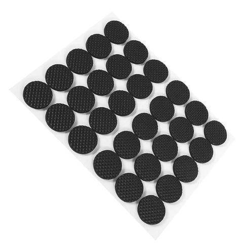30 Pack Non Slip Rubber Feet Pads For Furniture And Appliances Durable Floor Protection Anti Scratch Protectors Black Rubber Bottoms