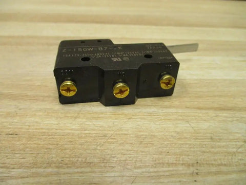 Snap Action Micro Switch 15 Amp Spdt Hinge Lever Hardcore Construction Aluminum Panel Heavy Duty Screw Terminal Mount.