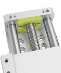 Close-up view of 100mm Travel Linear Stage Actuator With 1605 Ballscrew Dual Optical Axis Linear Rail Guide for CNC and 3D Printers