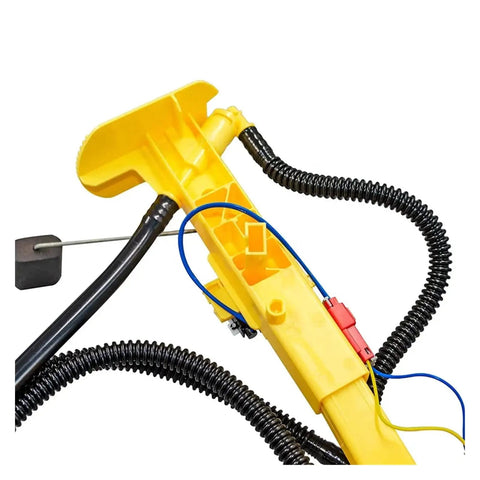 Heavy Duty Fuel Conveyor Module With Integrated Level Sensor For BMW X5 E70 XDrive 30d, yellow fuel sender with wiring.