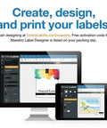 Sticker paper sheets, 10 white matte 8.5x11 label sheets for inkjet/laser printers, OL177WX, OnlineLabels