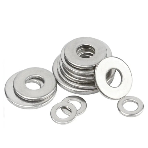 200 Pcs M3 M4 M5 304 Stainless Steel Flat Washers Set Assorted Sizes For Fasteners Woodworking And DIY Projects That Spread Load And Keep Threads Tight, assorted stainless washers