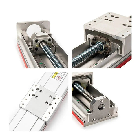 Premium Cross Linear Electric Slide Stage With Double Guide Rail Actuator showing precision components for lab automation.
