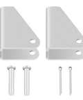 Straight Up Smooth Quiet 24V Linear Actuator Delivering 750N Of Steady Push Power For Flexible Stroke Adjustments Built Tough Heavy Duty Design No Headache Mounting And Works Like A Charm Everywhere, silver mounting brackets and pins.
