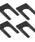 Heavy Duty Four Pack Drill Chuck Removal Wedge Set Compatible With Jt33 And Jt6 Arbors, No Sweat Keyless Chuck Extractor Tool Opens.72 Inch For Smooth Shop Renovations, featuring four steel wedges.
