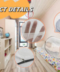 2 Pack Pop Up Mosquito Net Tent For Bed Sleep, Foldable Portable Enclosure in bedroom showing breathable fine mesh and zipper closure