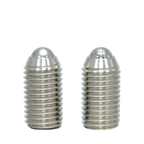 Stainless Steel Spring Ball Plungers With Internal Hex Roller Thread Bolt Screws For Precision Locating M16 X 30Mm 10 Piece Set