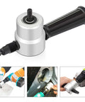 Beast Mode Pro Grade Double Head Sheet Metal Nibbler Cutter Drill Attachment for cutting various materials