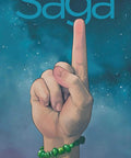 Cover of Compendium One Collects Nine Illustrated Graphic Novels From A Space Opera Mashup, hand pointing, green bracelet