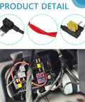 TIPM Bypass Cable And Fuel Pump Relay Kit For Dodge Jeep Chrysler, Product Detail Showing Fuse Clips And Wiring Close-up