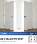 4 Inch Self Closing Door Hinges 2 Pack Spring Loaded with No Fuss Easy Install Stainless Steel Mounting Adjustable Tension For Kitchens
