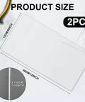 Two Pack PTFE Sheets 12 By 6 Inch One Sixteenth Inch Thick For Machining Insulation Gaskets And Electrical Applications Virgin PTFE Board