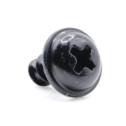BMW Rear License Plate Screws M5 x 8mm Coarse Thread Stainless Steel Black Oxide Pack of 4 No Rust Easy Install OEM Style Hardware