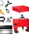 Rock Solid Portable Pneumatic Dot Peen Marking Machine For Vin Codes And Chassis Numbers with various components and markings.